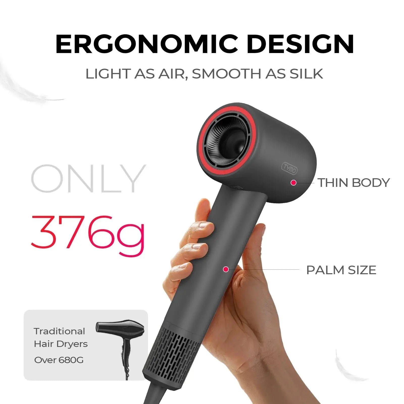 TYMO AIRHYPE COMPACT GREY - Image 2